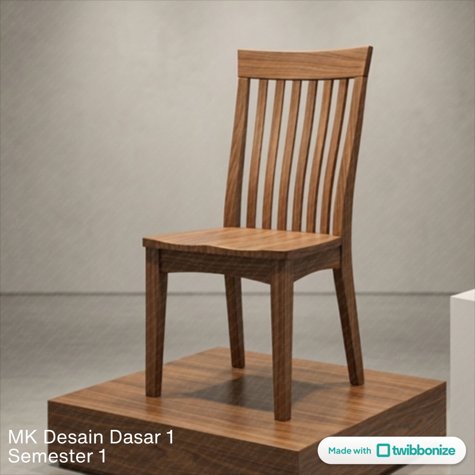 The Carmen Chair: Solid Oak Minimalism